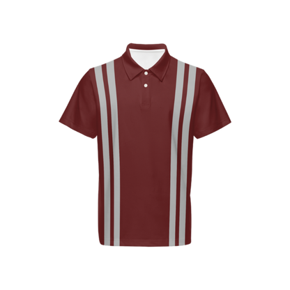 Back 9 Polo-Maroon