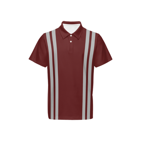 Back 9 Polo-Maroon