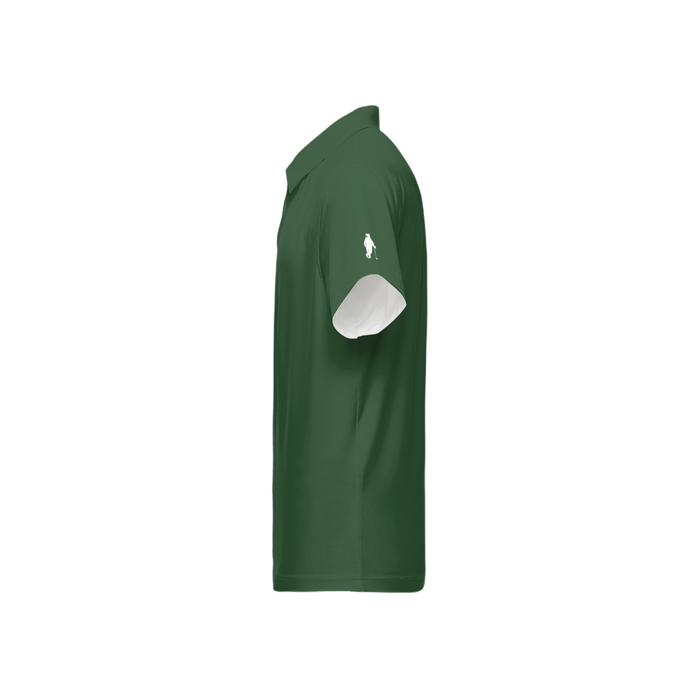 Back 9 Polo- Forest Green