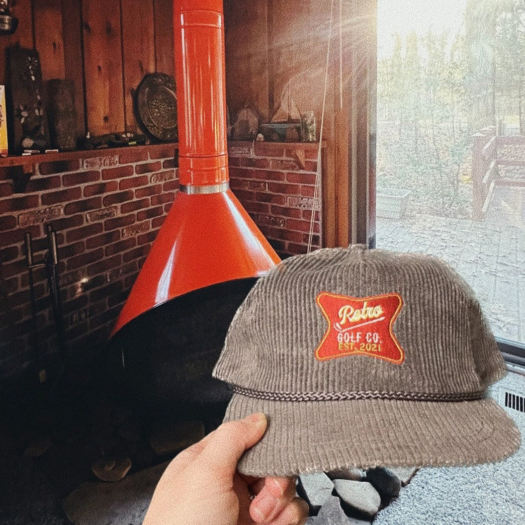 Old school top golf caps